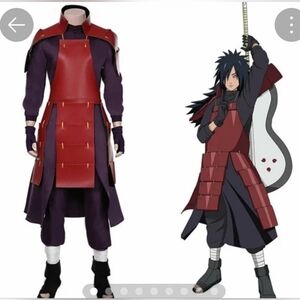 Anime Naruto Uchiha Madara Cosplay Costume Size Large